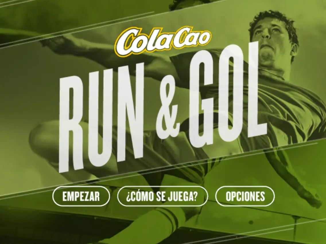 Ảnh chụp màn hình của Cola Cao Run & Gol iPad 