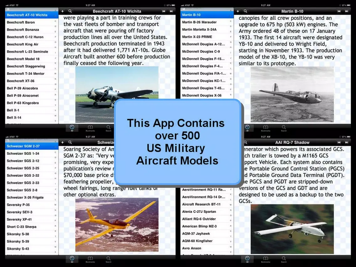 صور US Army Aircraft Bible iPad 