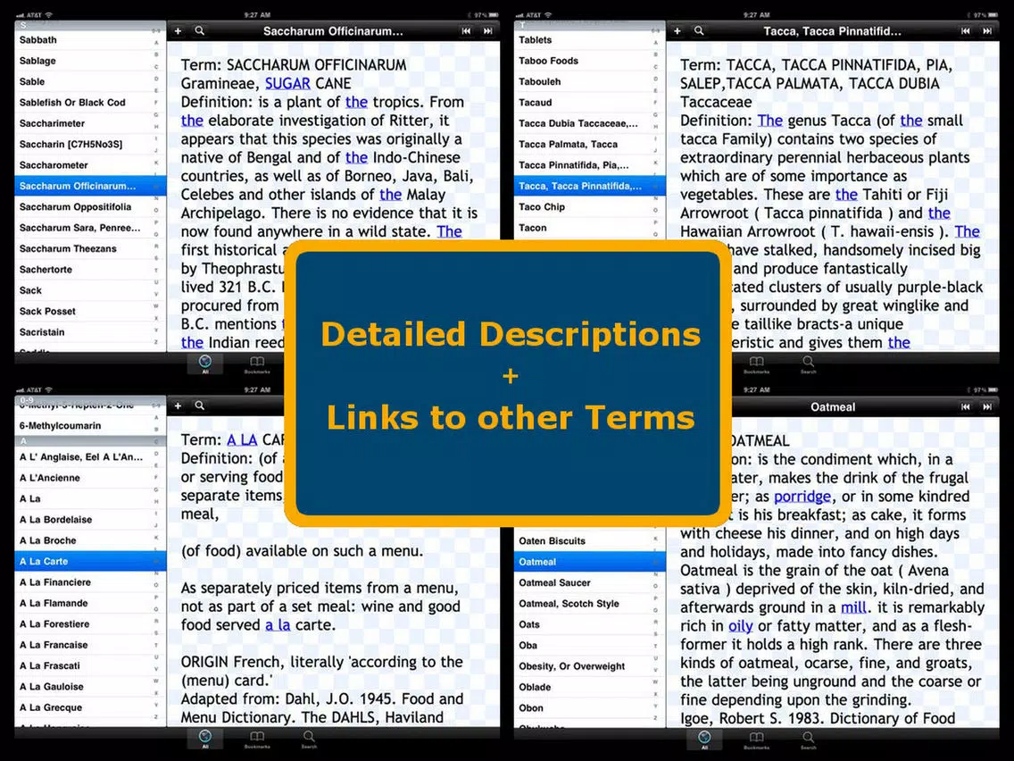 Glossary of Food Science Terms iPad 应用截图