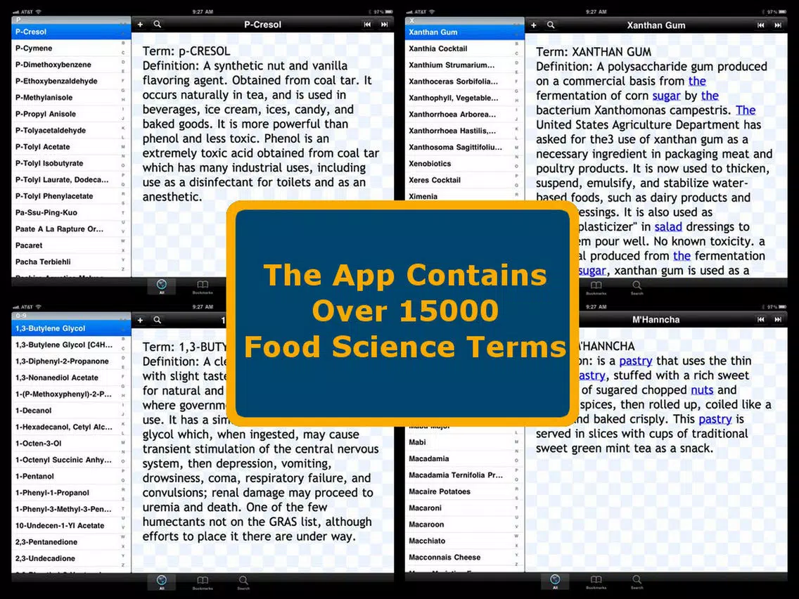 Glossary of Food Science Terms iPad 应用截图