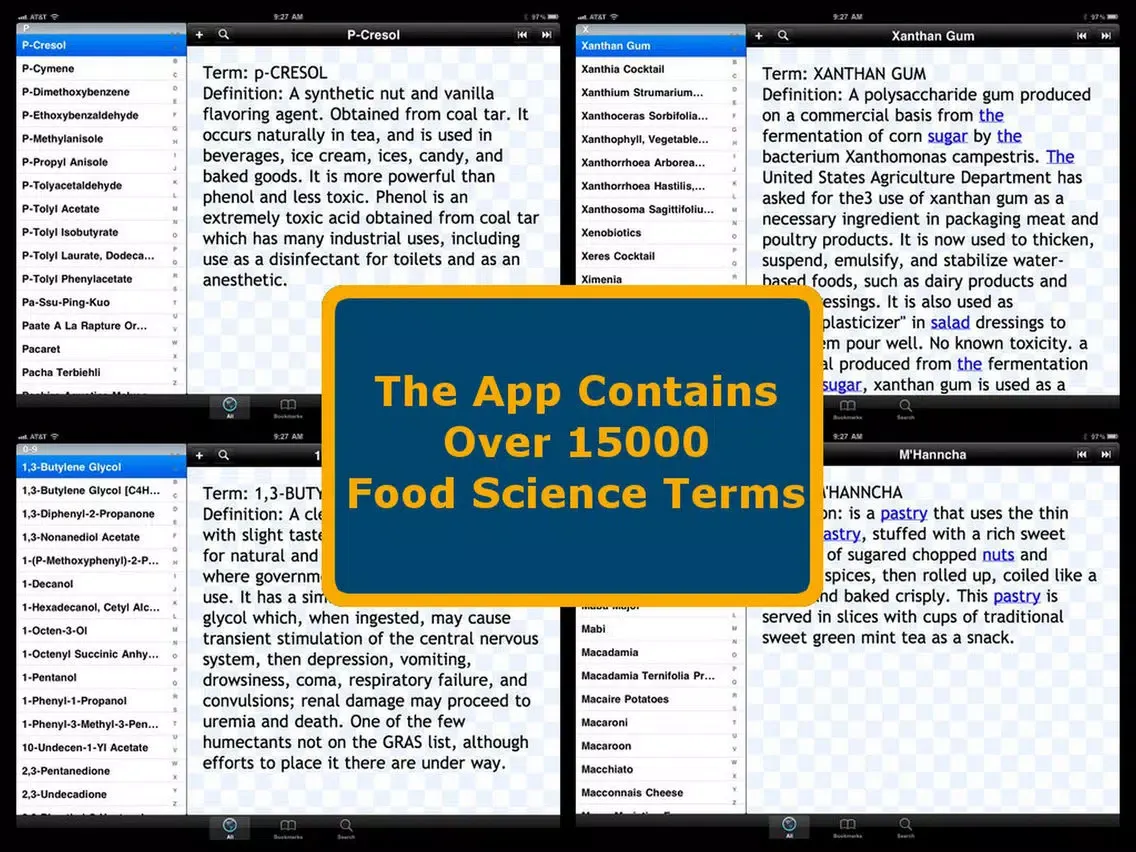 Glossary of Food Science Terms iPad  স্ক্রিনশট