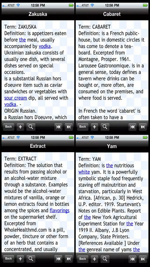 Glossary of Food Science Terms应用截图