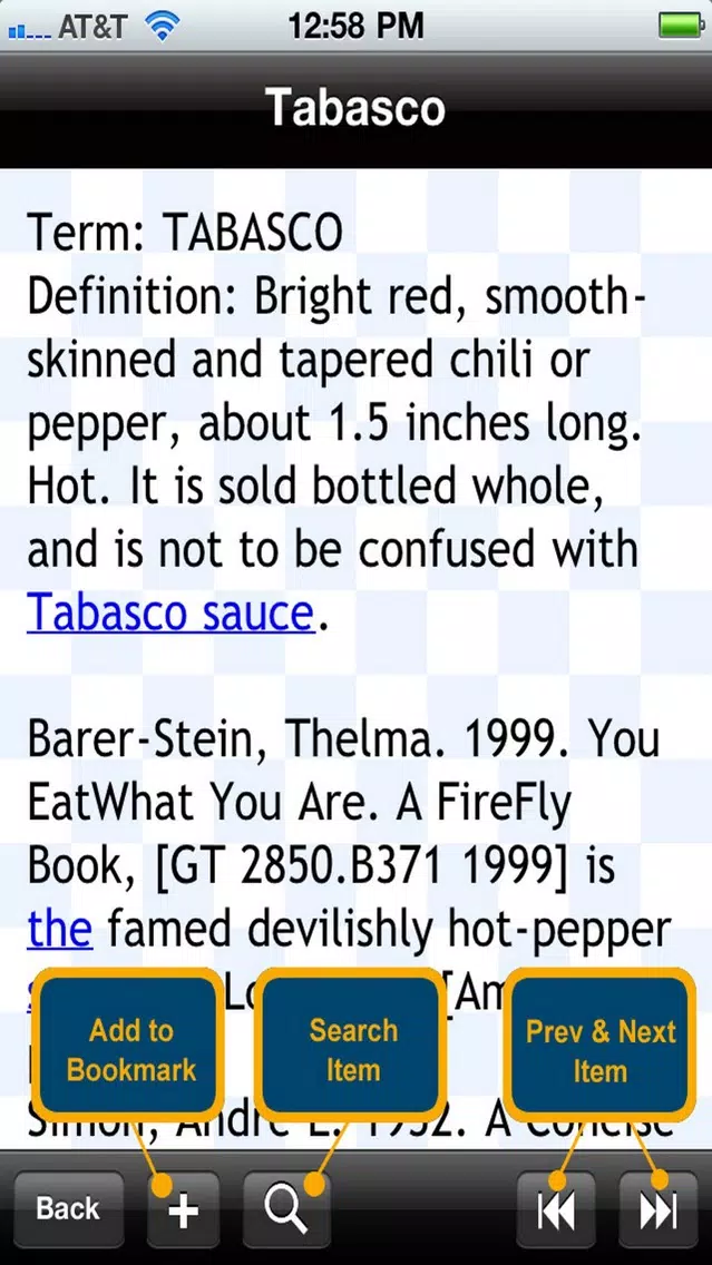 Glossary of Food Science Terms应用截图