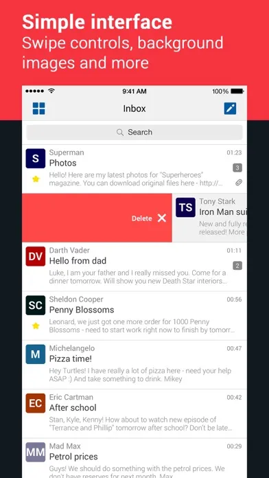 Tangkapan skrin EX Mail - More than just email
