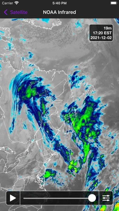 Capturas de tela do Canada Weather