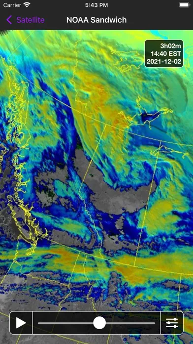 Capturas de tela do Canada Weather