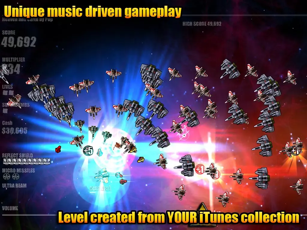 Beat Hazard Ultra Lite iPad 應用截圖