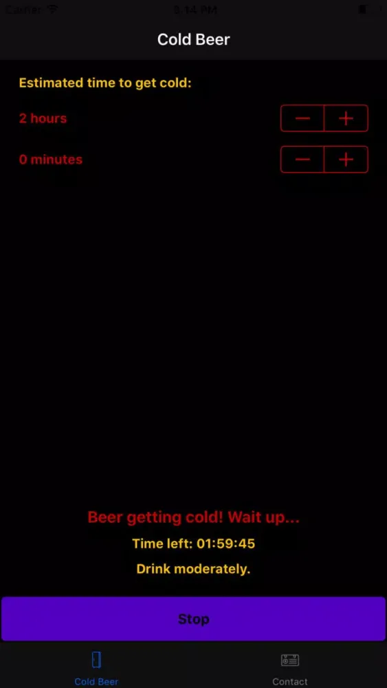 ColdBeer - Get your beer cold right on time!應用截圖