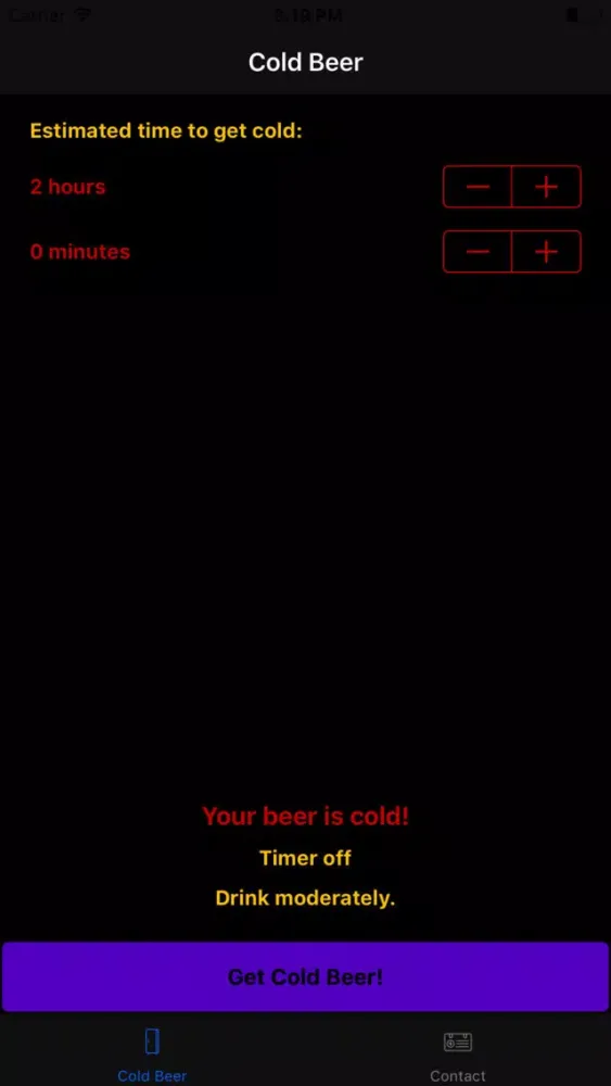 ColdBeer - Get your beer cold right on time!應用截圖