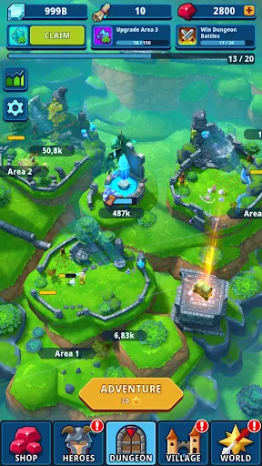 Screenshot di Idle Dungeon Manager - PvP RPG