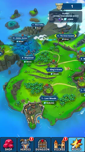 Screenshot di Idle Dungeon Manager - PvP RPG
