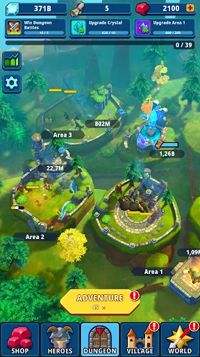 Screenshot di Idle Dungeon Manager - PvP RPG