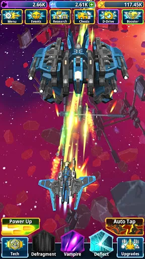 Ảnh chụp màn hình của Idle Space Legend: RPG Clicker