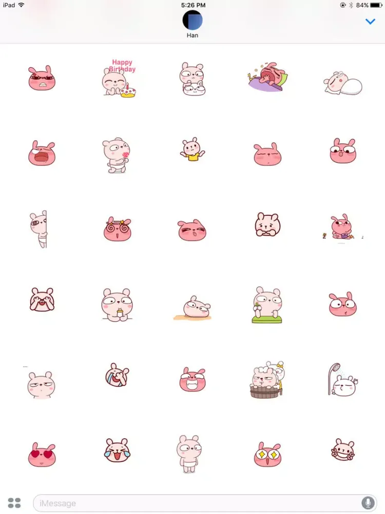 تصاویر ColdRabbit Stickers iPad 