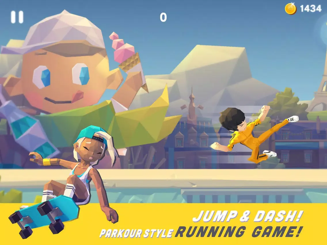 Smashing Rush : Parkour Run iPad  स्क्रीनशॉट