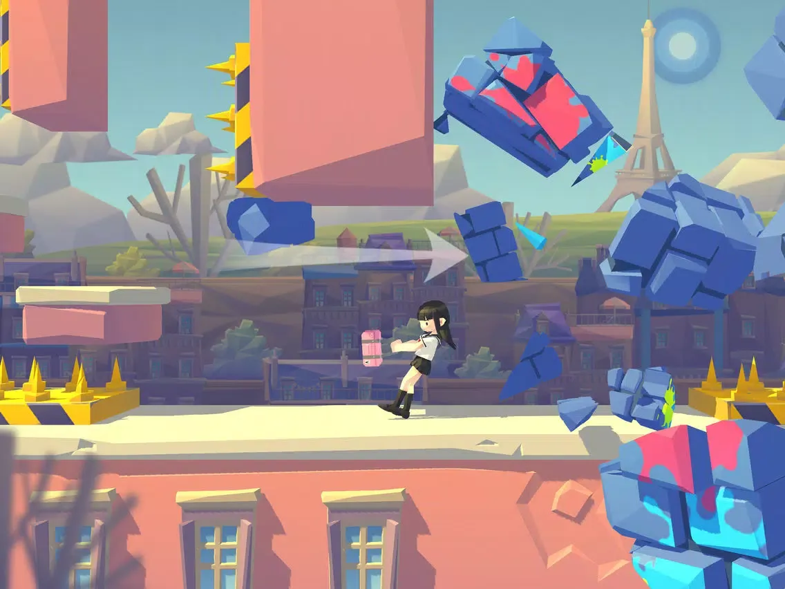 Smashing Rush : Parkour Run iPad  स्क्रीनशॉट