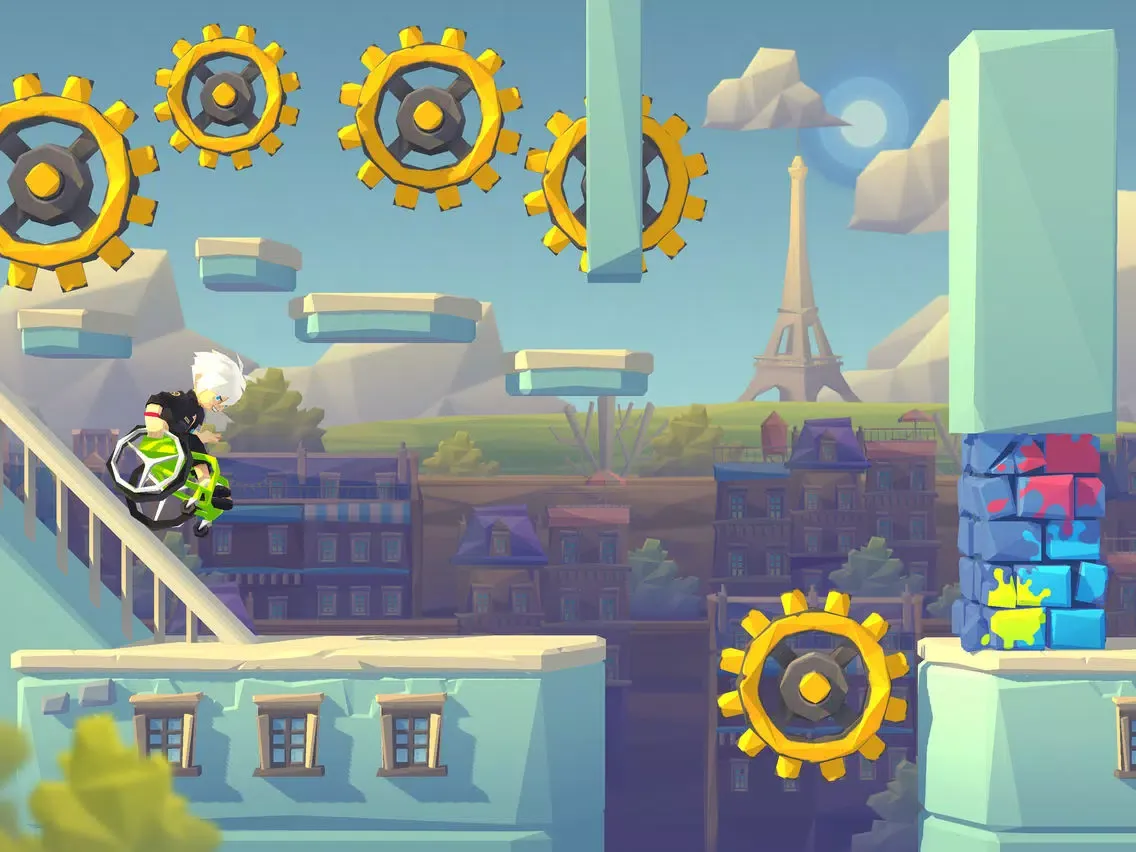Smashing Rush : Parkour Run iPad  स्क्रीनशॉट