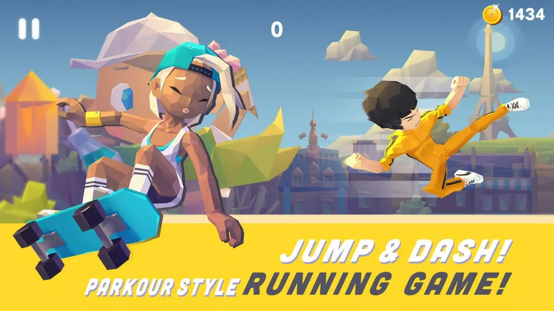 Smashing Rush : Parkour Run स्क्रीनशॉट