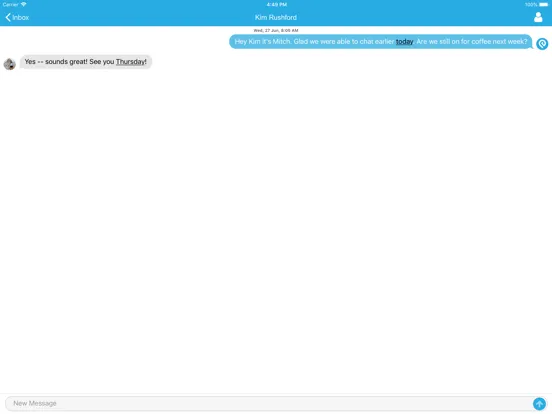 Ảnh chụp màn hình của Platform Marketing iPad 