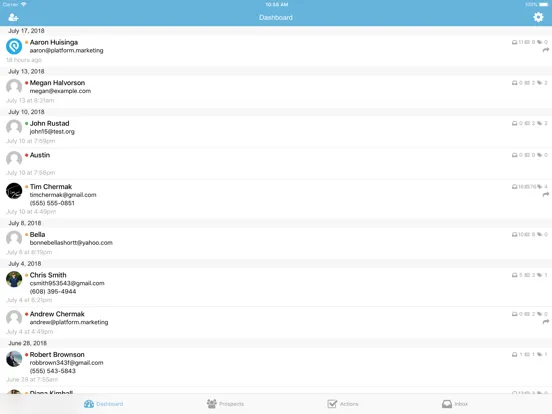 Capturas de pantalla de Main Street Marketing App iPad 