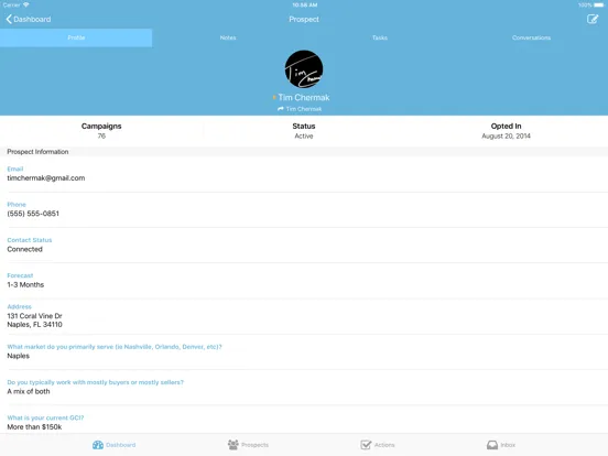 Capturas de pantalla de Main Street Marketing App iPad 
