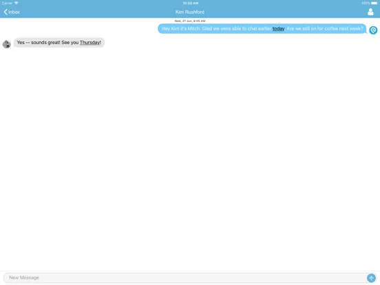 Capturas de pantalla de Main Street Marketing App iPad 