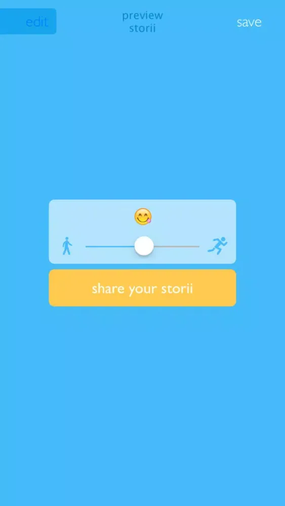Ảnh chụp màn hình của storii - stop motion animation with emojis