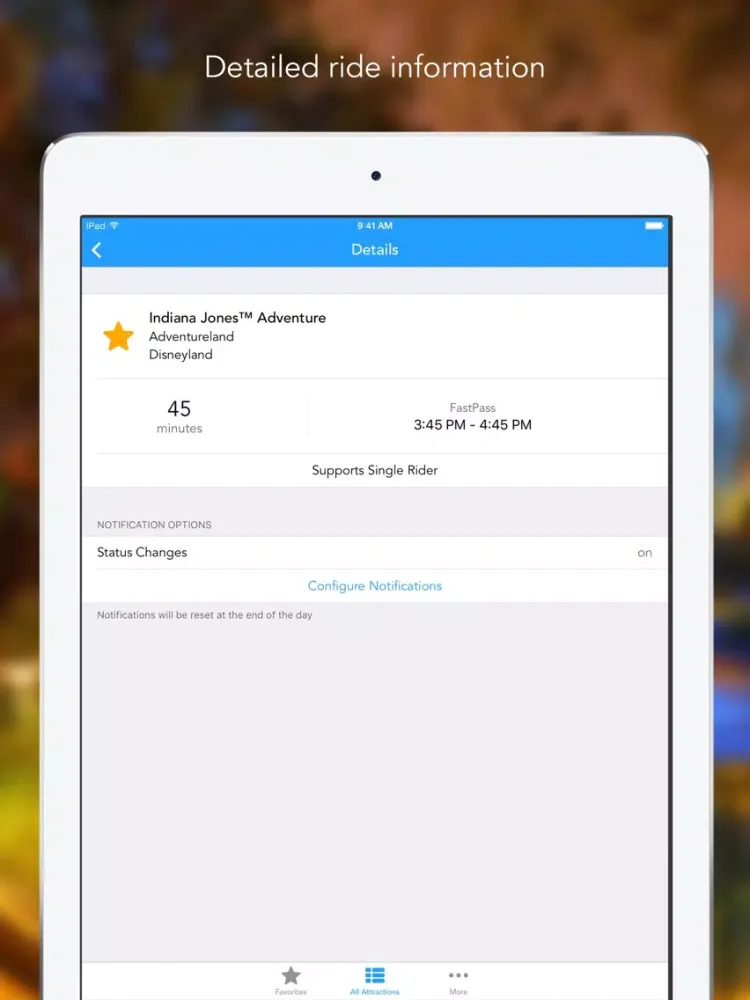 MagicMinutes for Disneyland iPad  Ekran Görüntüleri