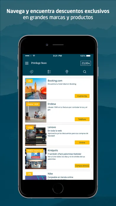 Privilege Store سکرین شاٹس