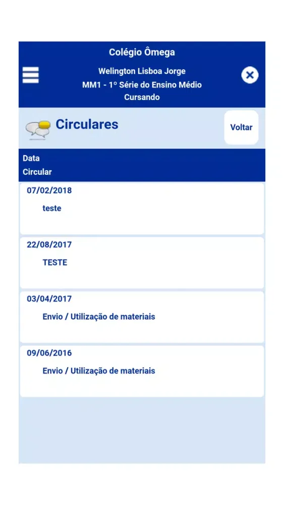 Cólegio Omega Caxias JP Ekran Görüntüleri