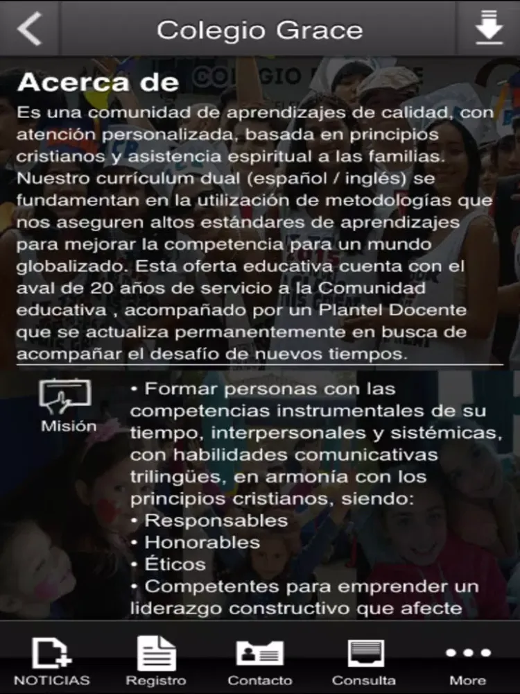 Colegio Grace iPad 應用截圖