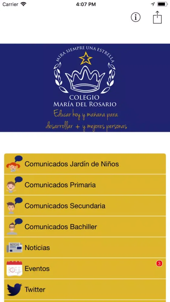 Colegio María del Rosario স্ক্রিনশট
