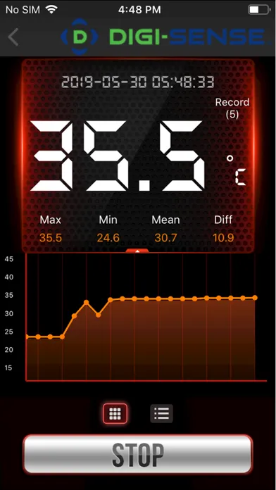 Digi-Sense Connect - IR Therm應用截圖