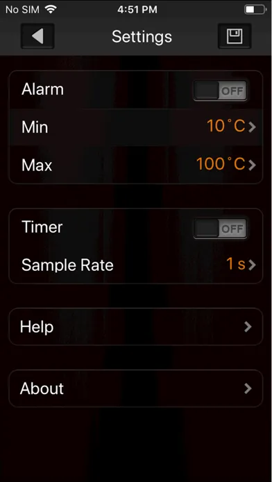 Digi-Sense Connect - IR Therm應用截圖