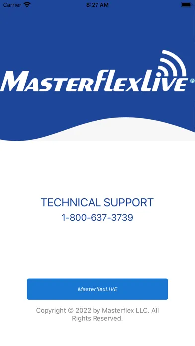Capturas de tela do MasterflexLive