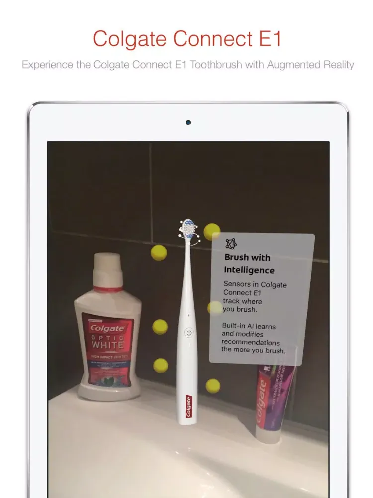 تصاویر Colgate Connect AR iPad 