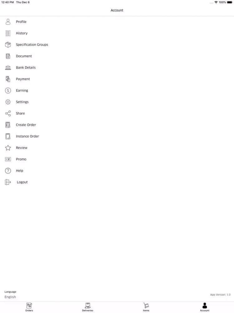 Coli Store iPad  स्क्रीनशॉट