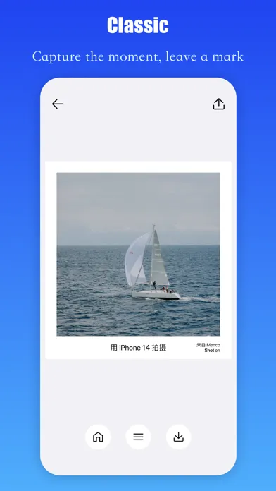 SHOT ON: Captured with iPhone स्क्रीनशॉट