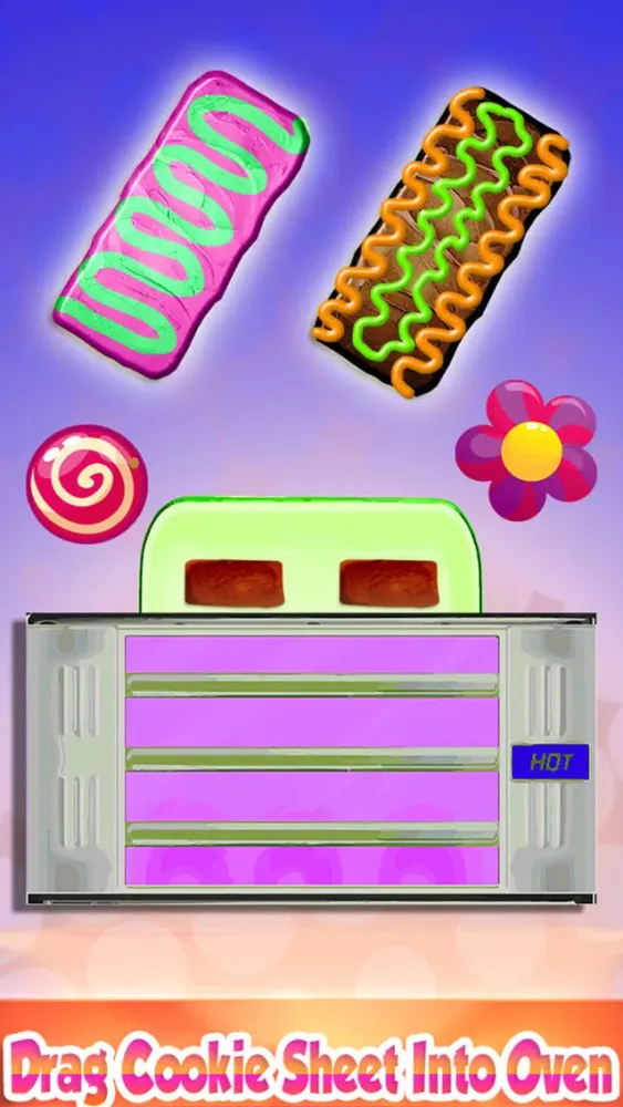 Capturas de tela do “Dominic's Sweets Shop: Play Near Me IceCream Frozen Cones & Outcast Desserts Maker Kids Game