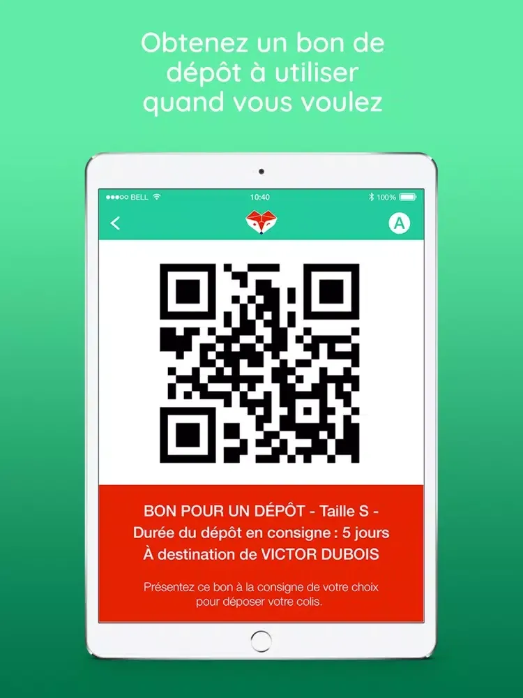 Captures d'écran de Colis Futé iPad 