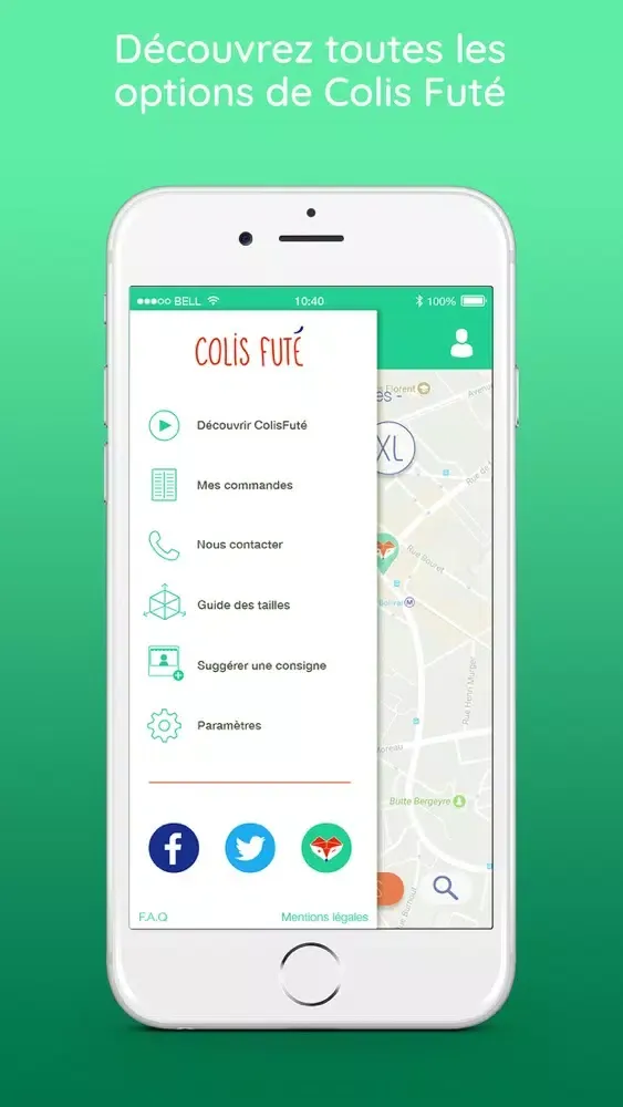 Captures d'écran de Colis Futé