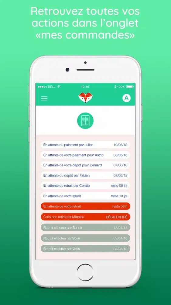 Captures d'écran de Colis Futé