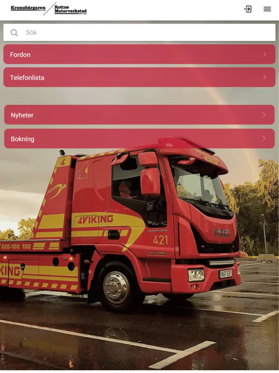 ภาพหน้าจอของ Kronobärgaren / RMV iPad 