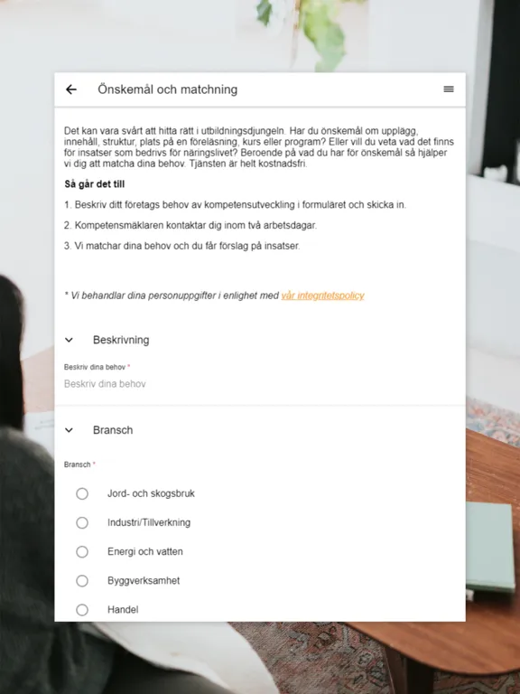 Business Region Kronoberg iPad  Screenshots