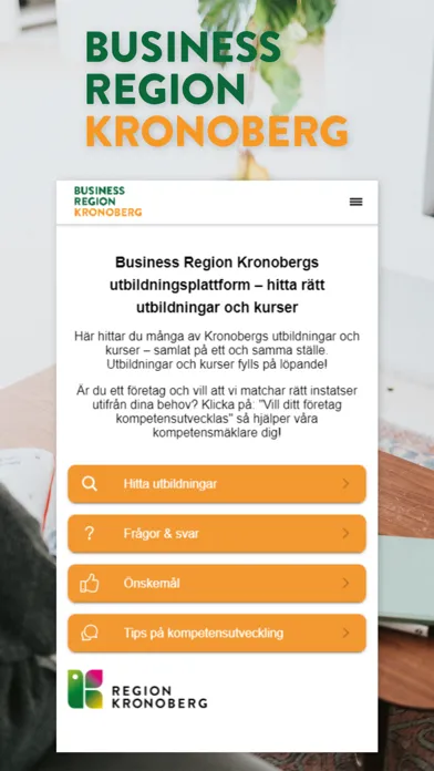 Business Region Kronoberg Screenshots