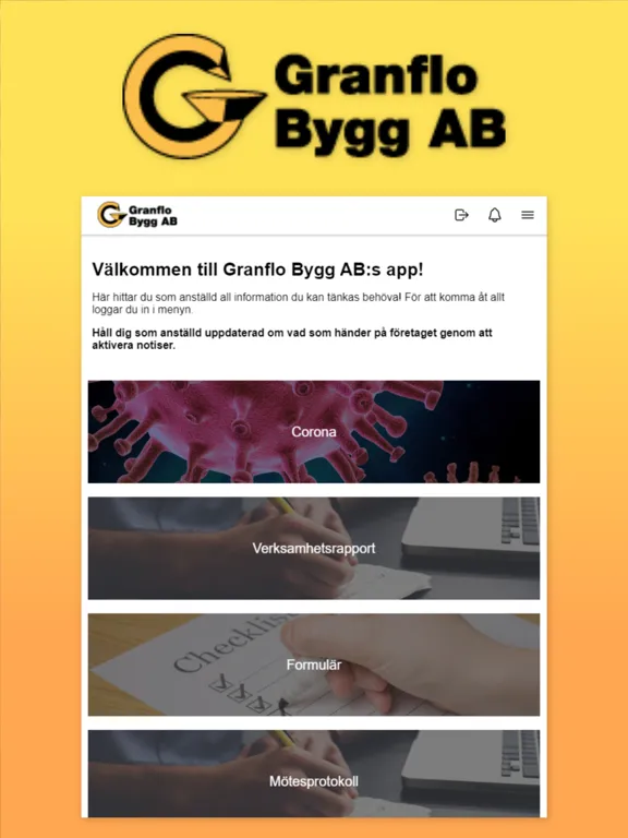 Granflo Bygg iPad 应用截图