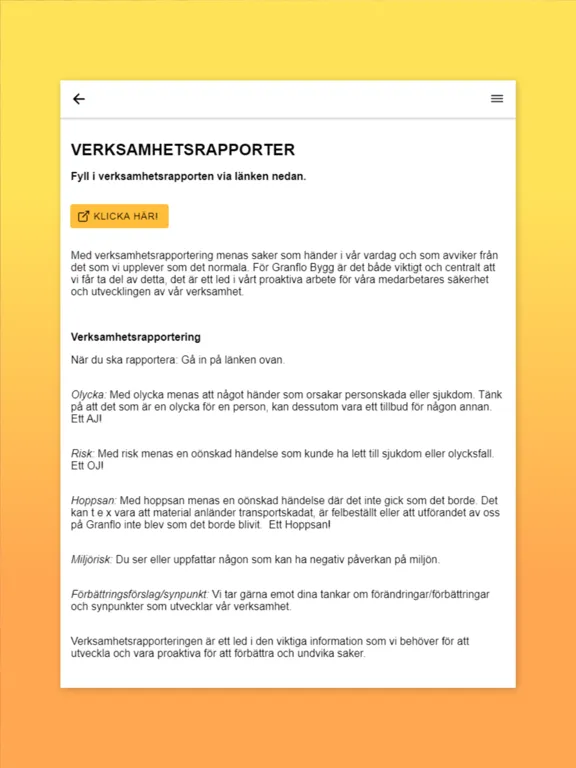 Granflo Bygg iPad 应用截图
