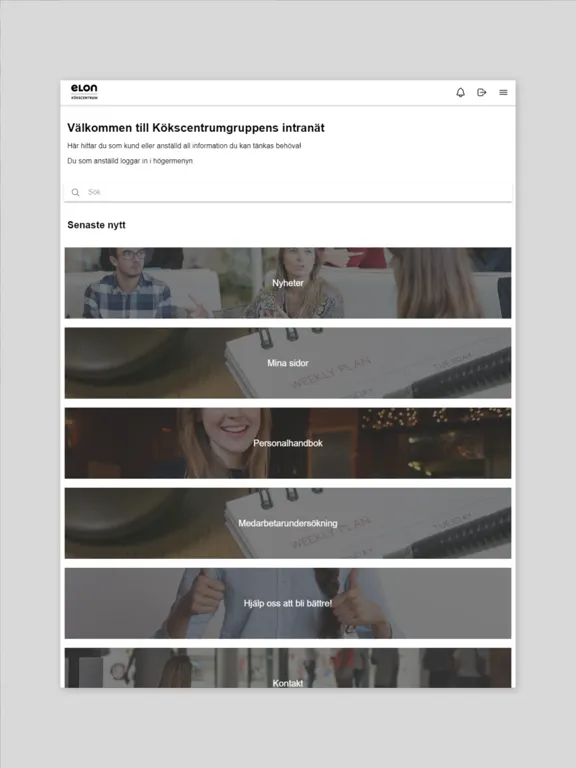 Kökscentrum iPad  Screenshots