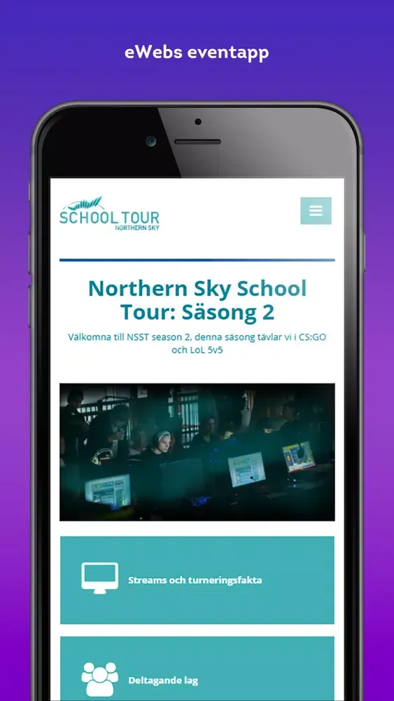 eWebs event Screenshots