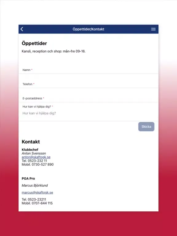 Skaftö GK iPad  스크린샷